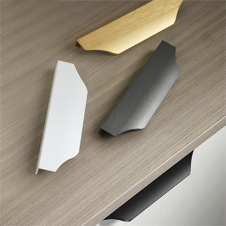 Modern Sleek Invisible Round Cabinet Edge Pulls