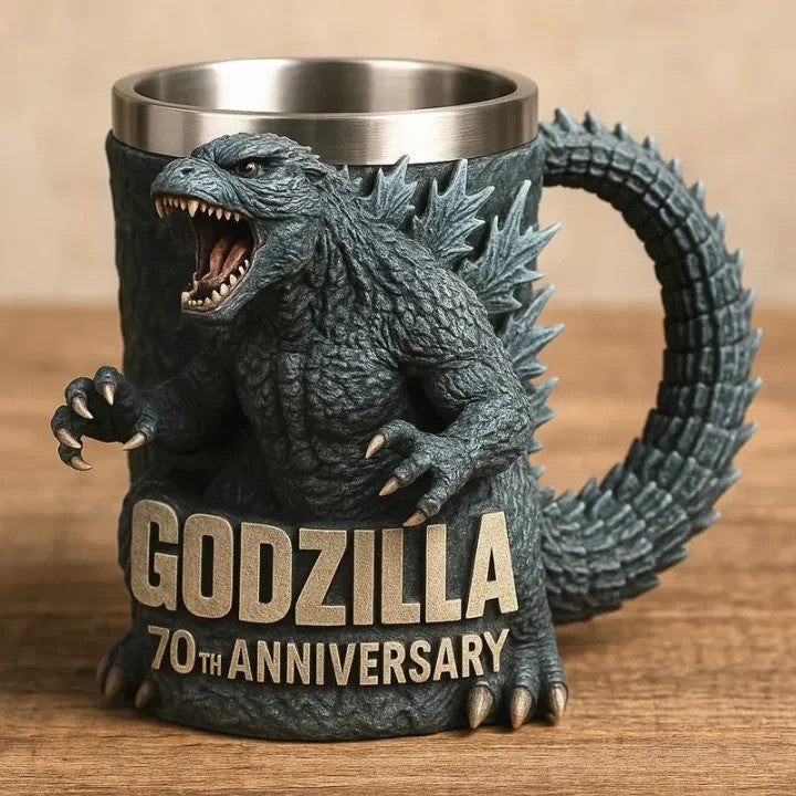 3D Creature Design Mug with Stainless Steel Interior