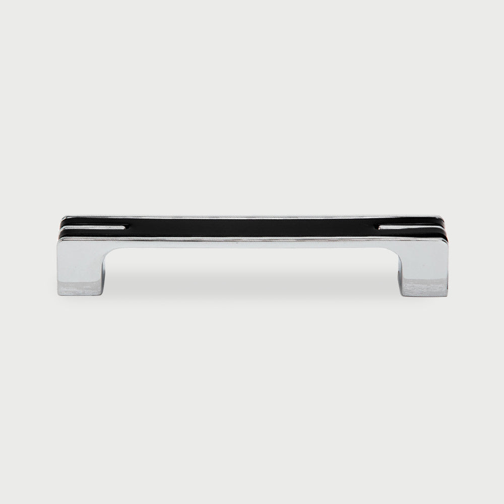 Modern Unique Black and White Chrome Kitchen Cabinet Handles