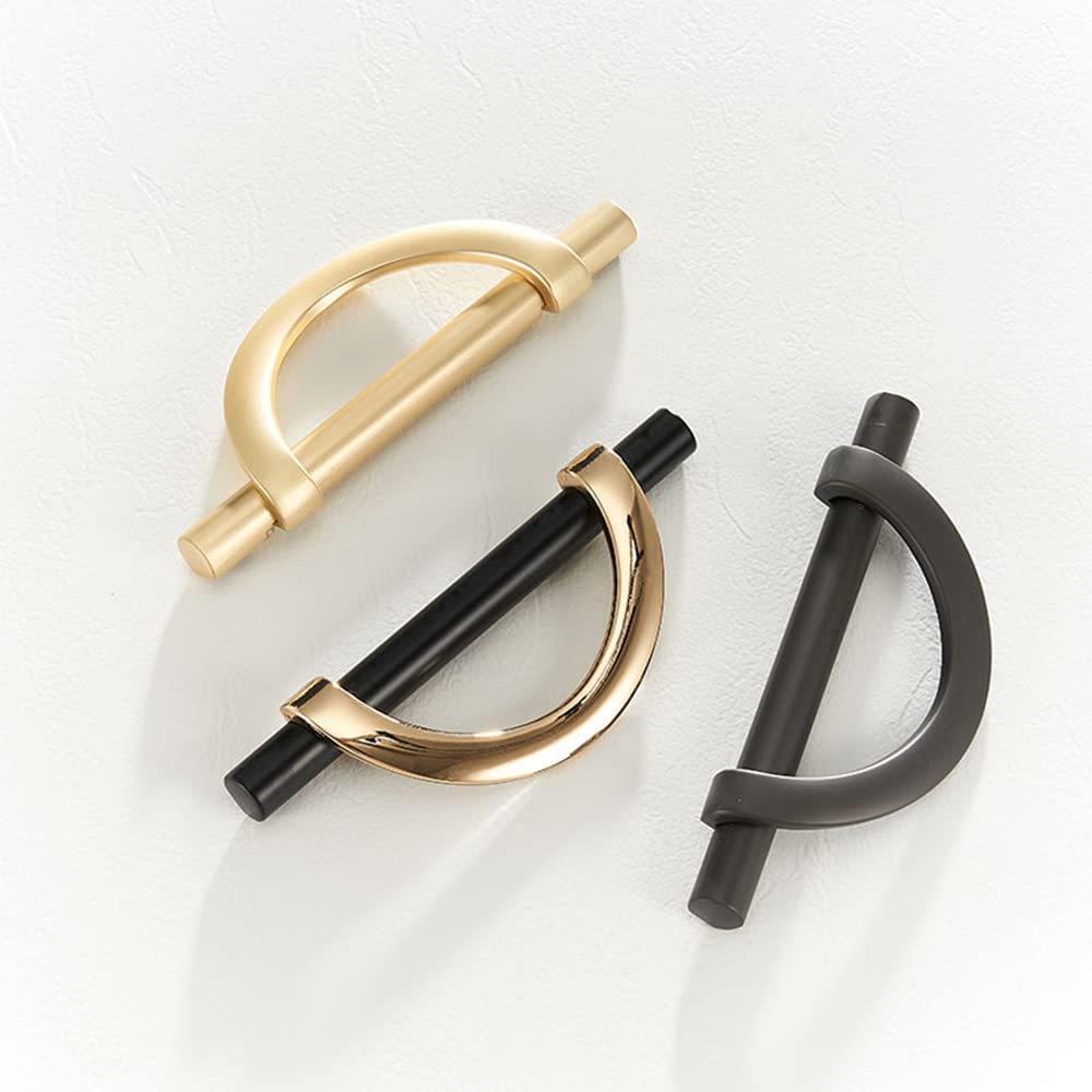 Half Moon Cabinet Door Pulls Wardrobe Closet