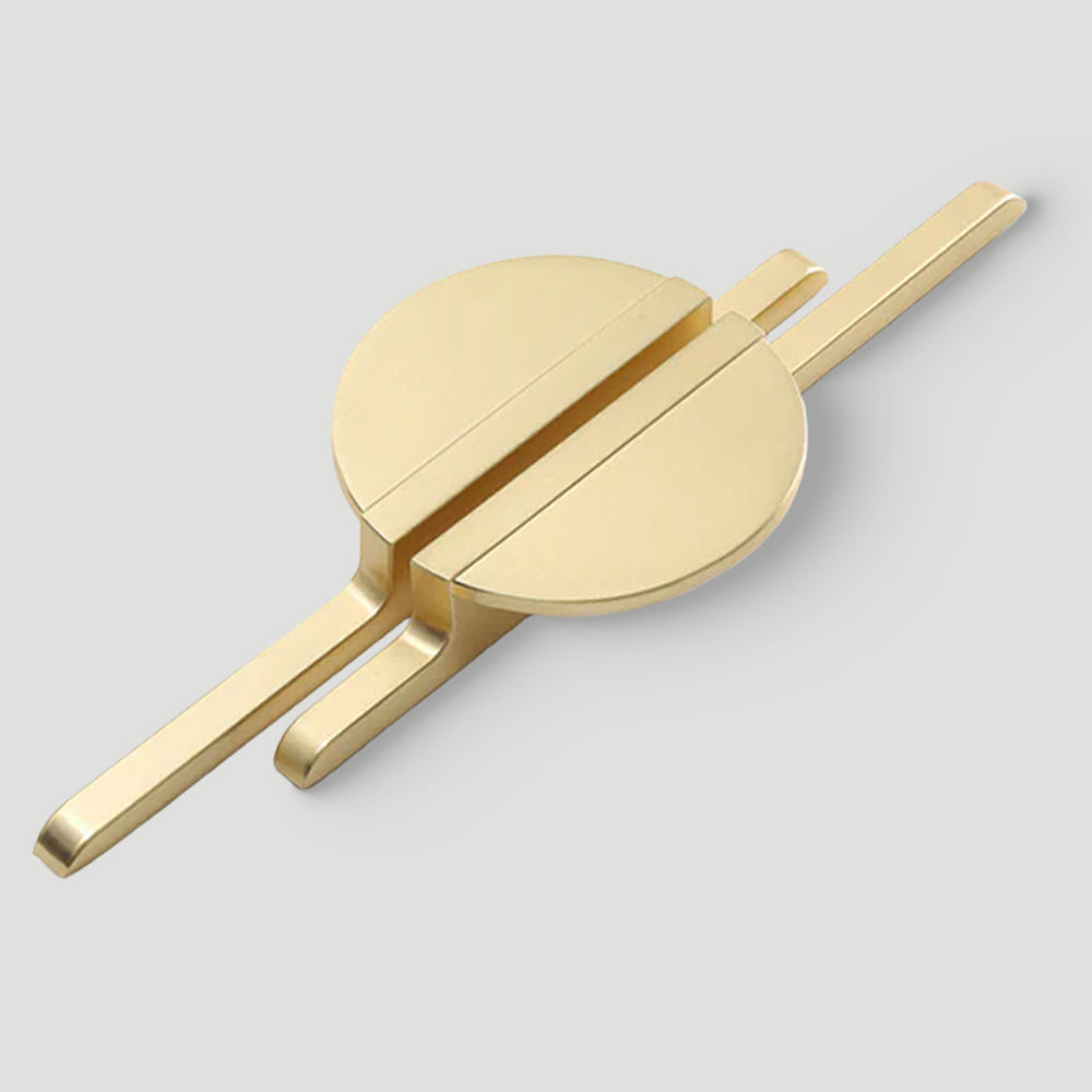 Half Moon Bar Cabinet & Drawer Pulls - Modern Zinc Alloy