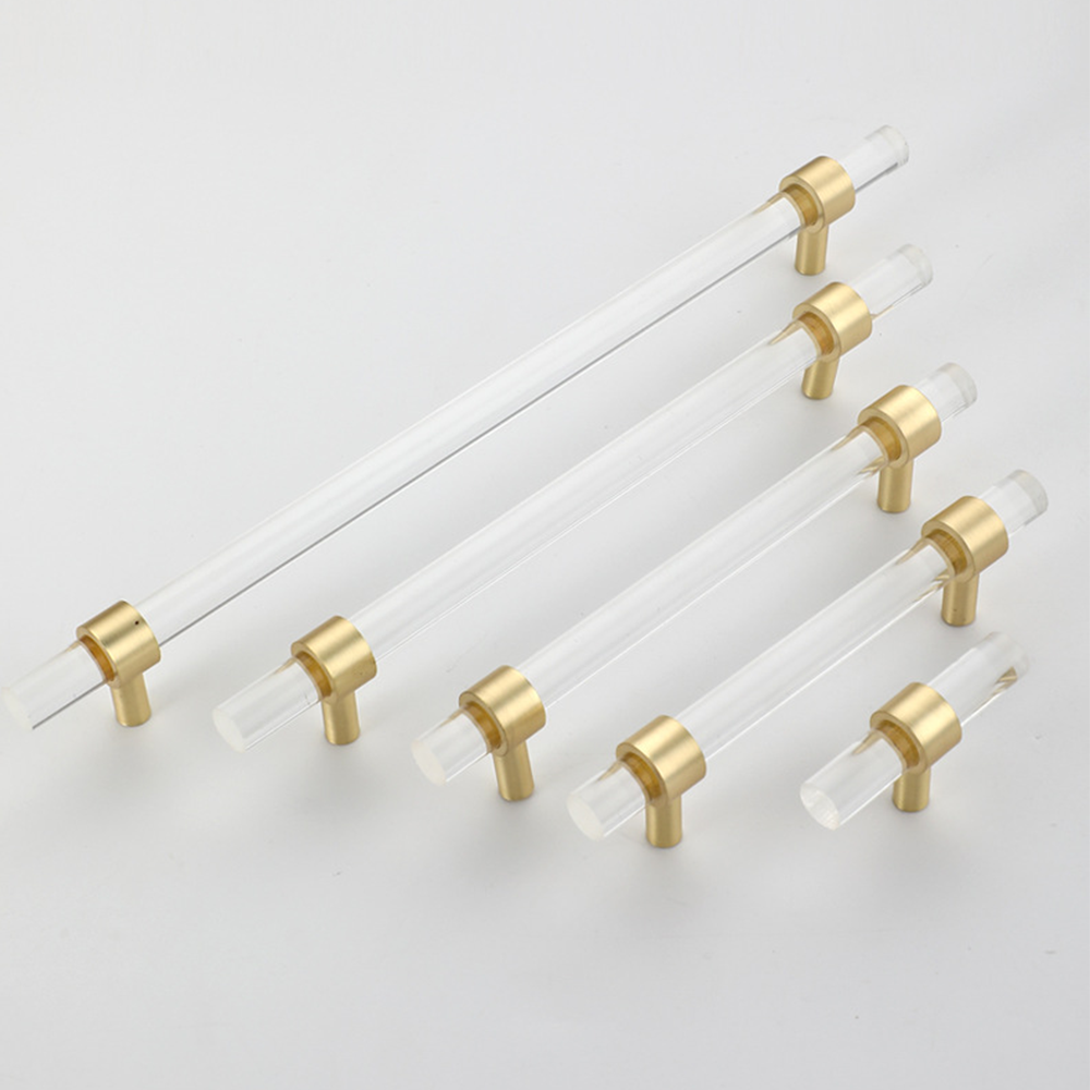 Clear Acrylic Crystal Drawer Pulls