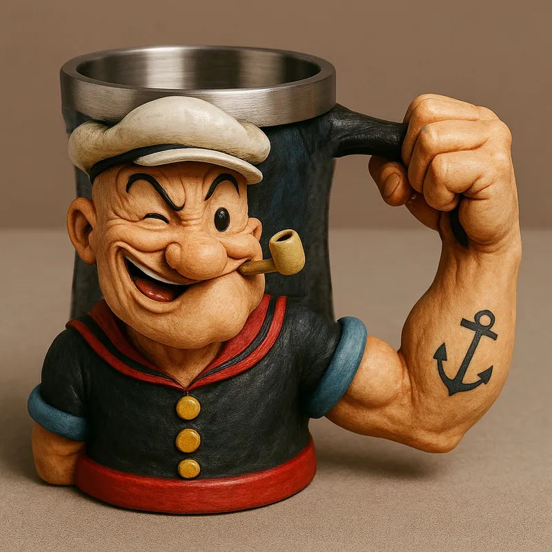 3D Popeye Power Mug