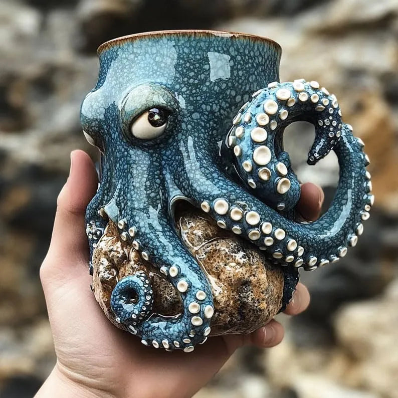 3D Ocean Creature Octopus Mug