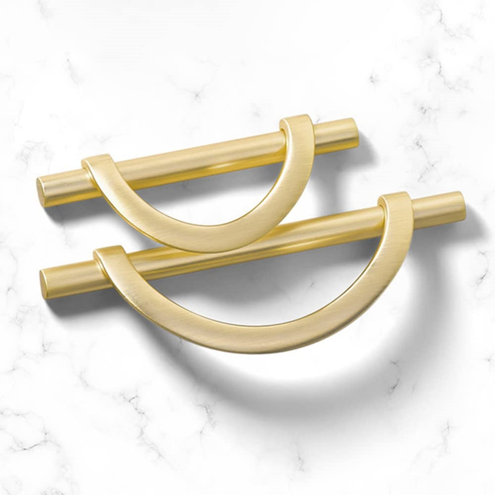 Half Moon Cabinet Door Pulls Wardrobe Closet