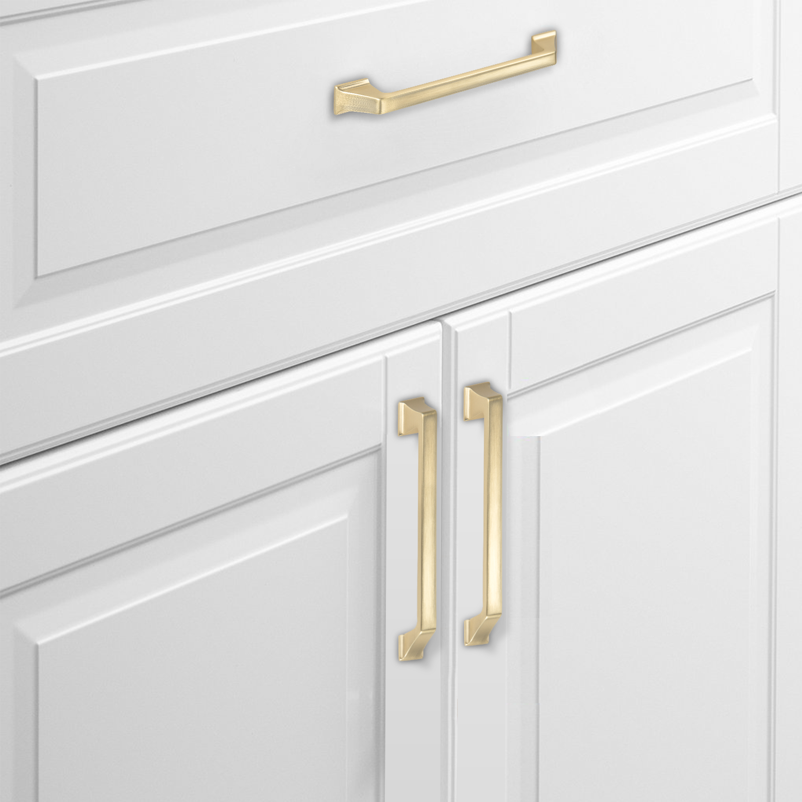 10 Pack 3 inch Gold Cabinet Handles Zinc Alloy