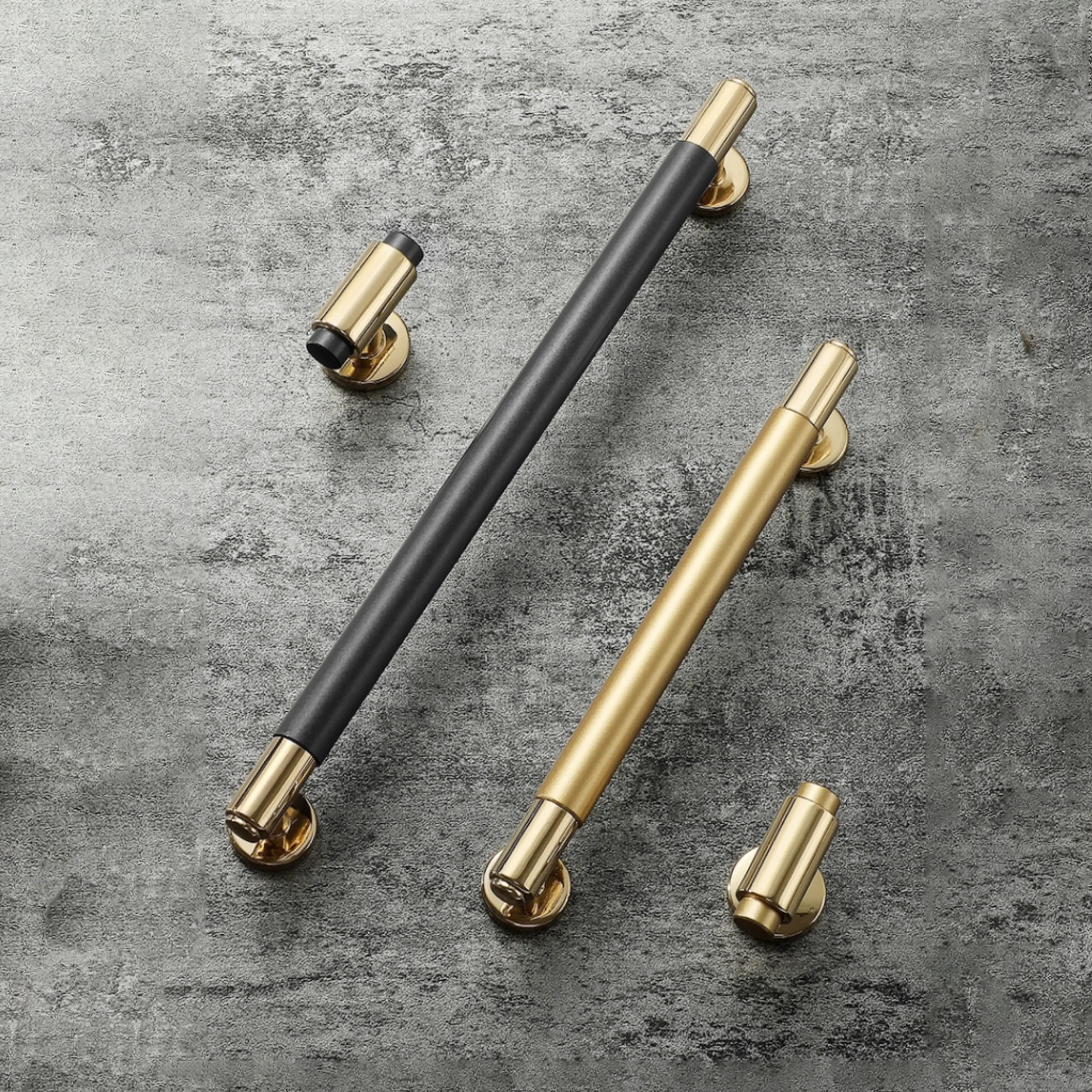 Spliced Aluminum Alloy Cabinet Handles for Kitchen