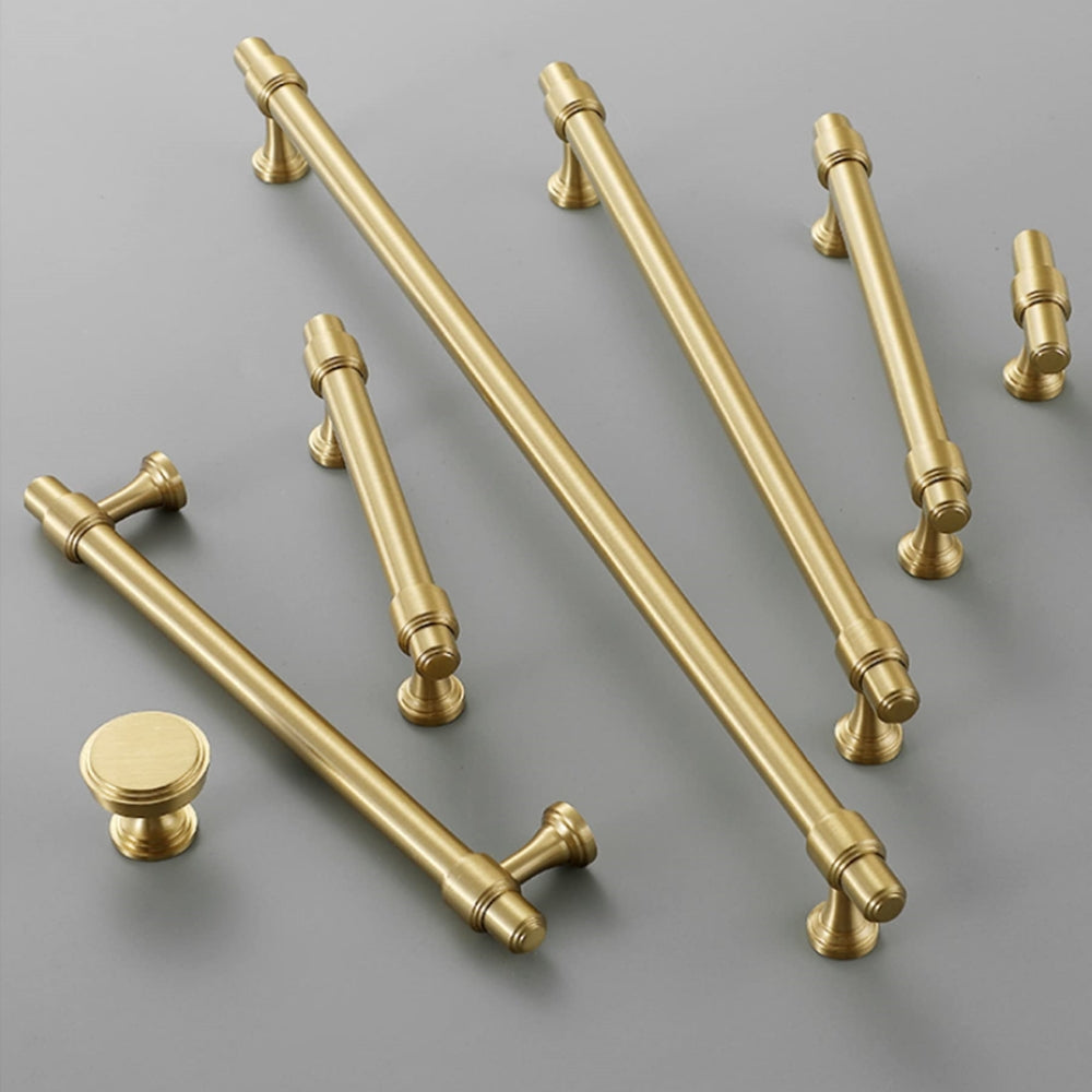 Brass Classic Bar Cabinet Drawer Pulls for Kitchen