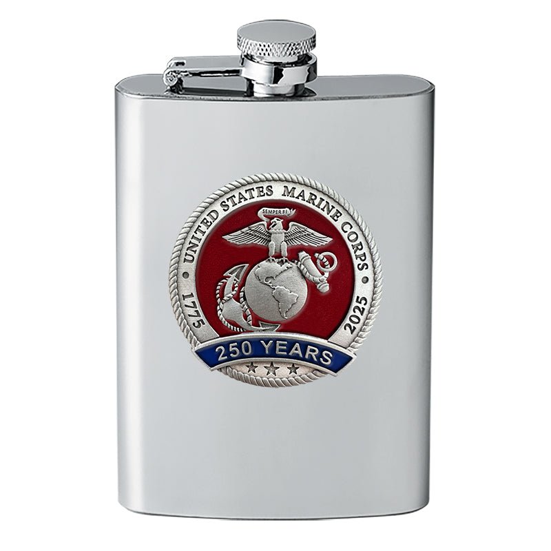 250th Anniversary Marine Corps Flask