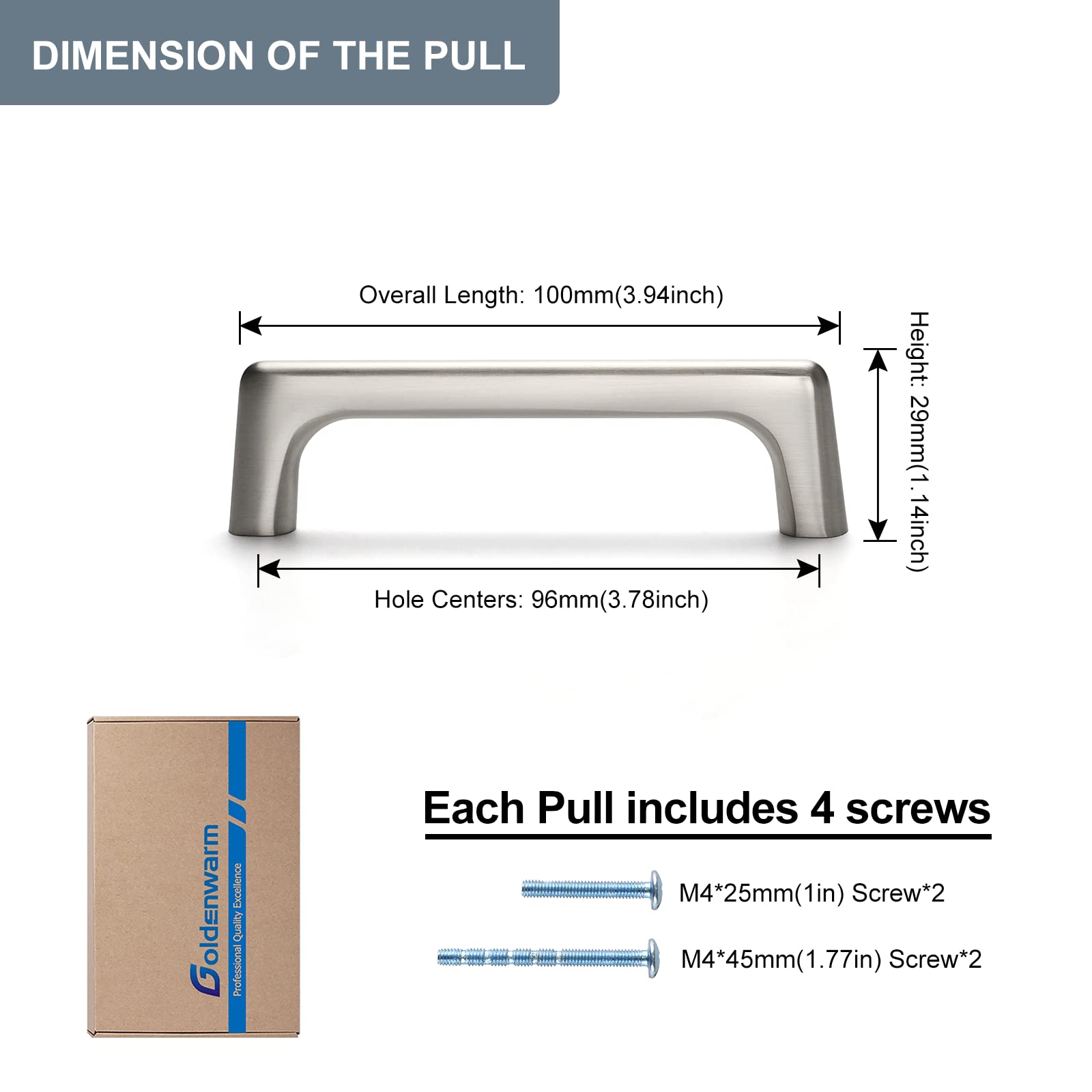 Polished Nickel Cabinet Pulls Modern Cabinet Handles Bathroom Drawer Handles