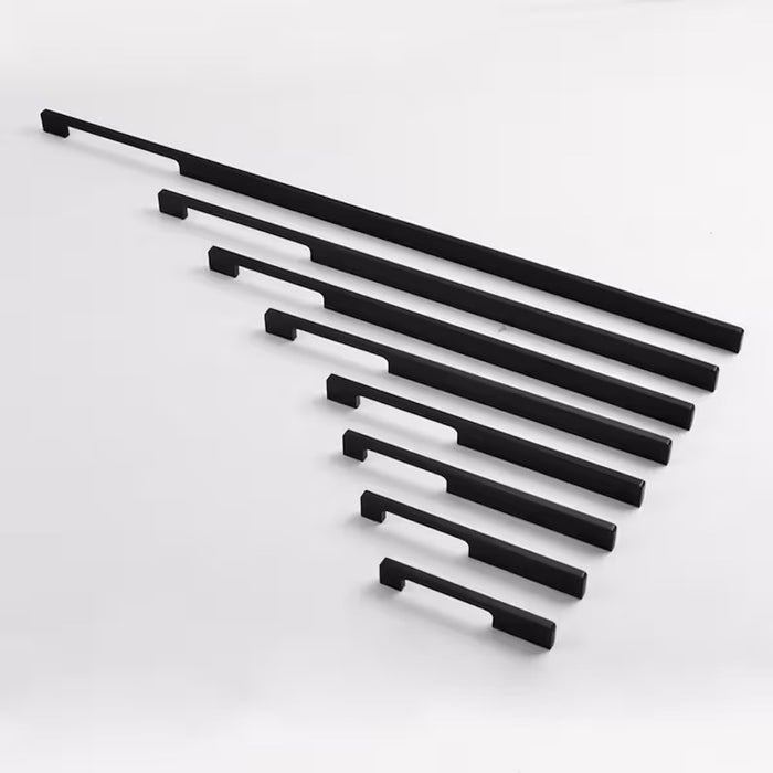 Modern Aluminum Alloy Slimline Gold Cabinet Drawer Handles